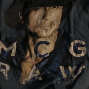 Steel Blue Tim McGraw Soul 2 Soul Concert Tee - Size Large